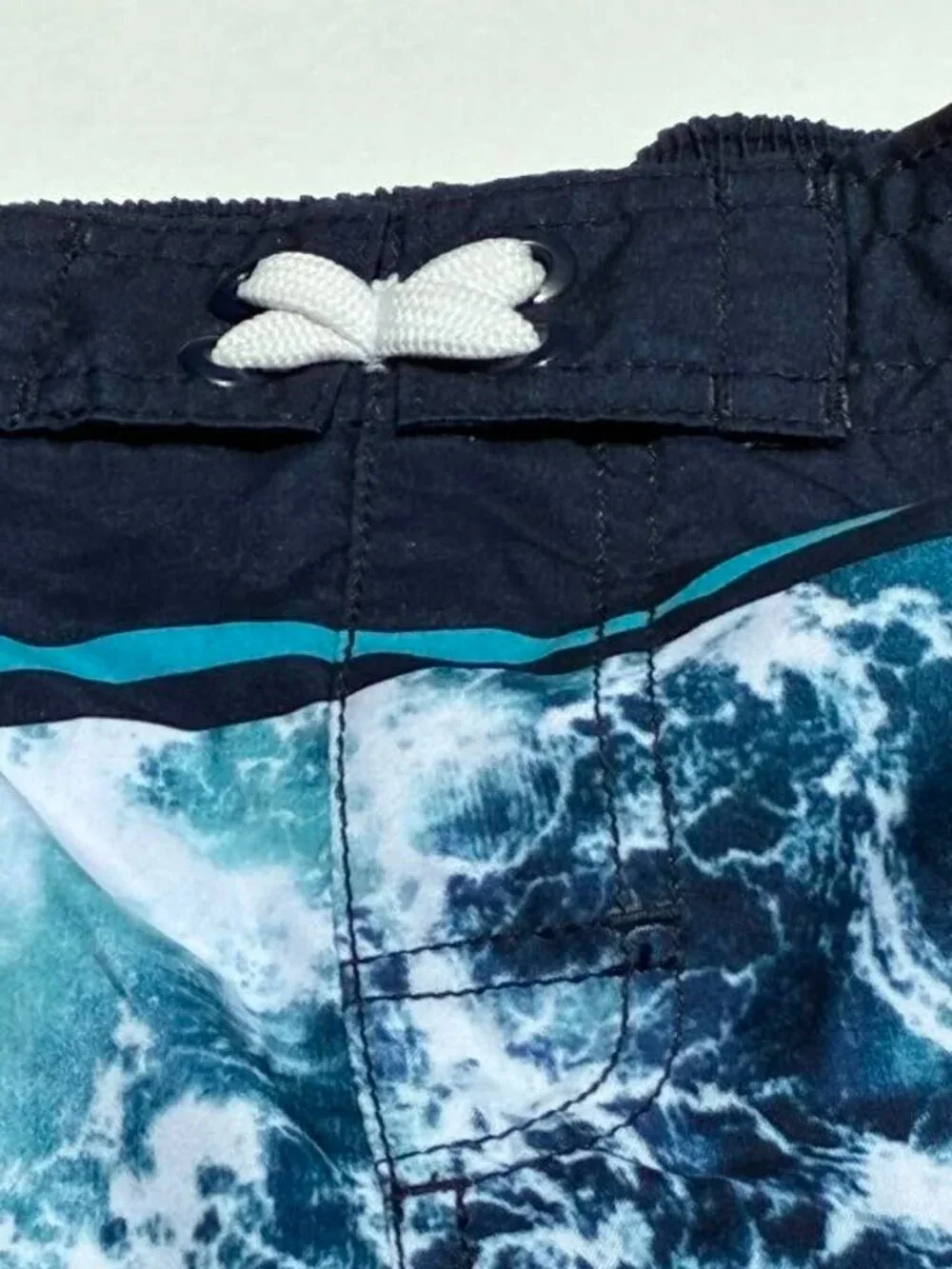 Old Navy Boys 10-12 Ocean Wave Swim Trunks NWT‎